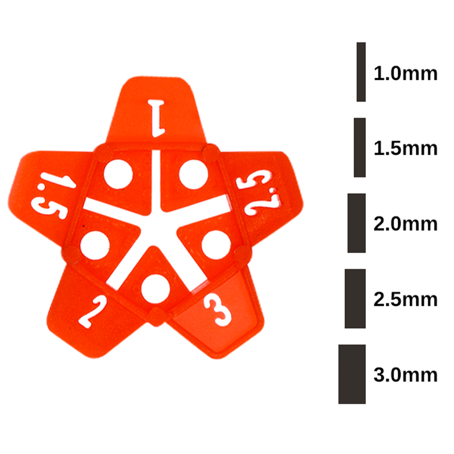 Krzyżyki uniwersalne do płytek 1-3mm StarPro FlatPro2